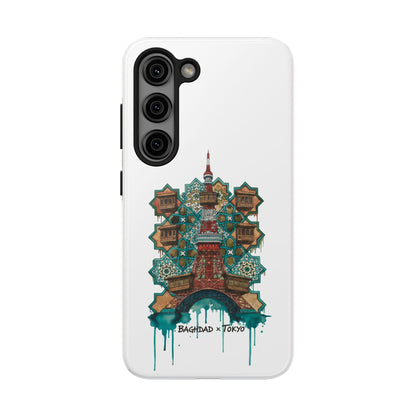Coque de téléphone résistante — Illustration fusion Bagdad x Tokyo