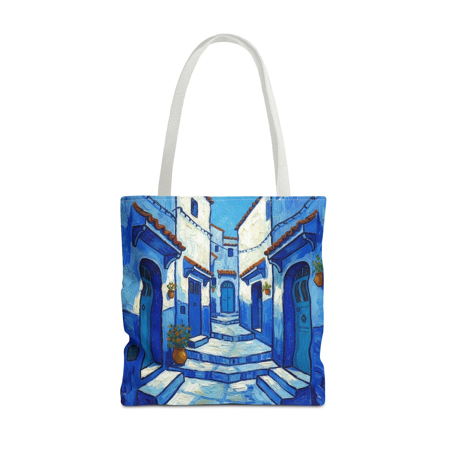 Mediterranean Blue Alley Tote