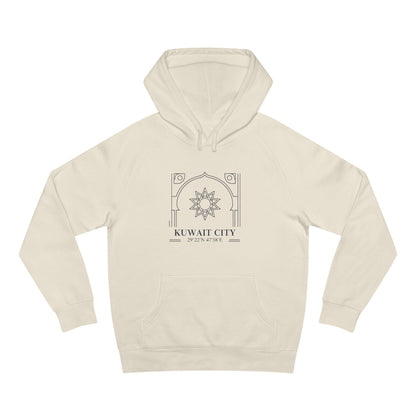 Kuwait City Architectural Hoodie — Minimalist Middle East Travel Sweatshirt