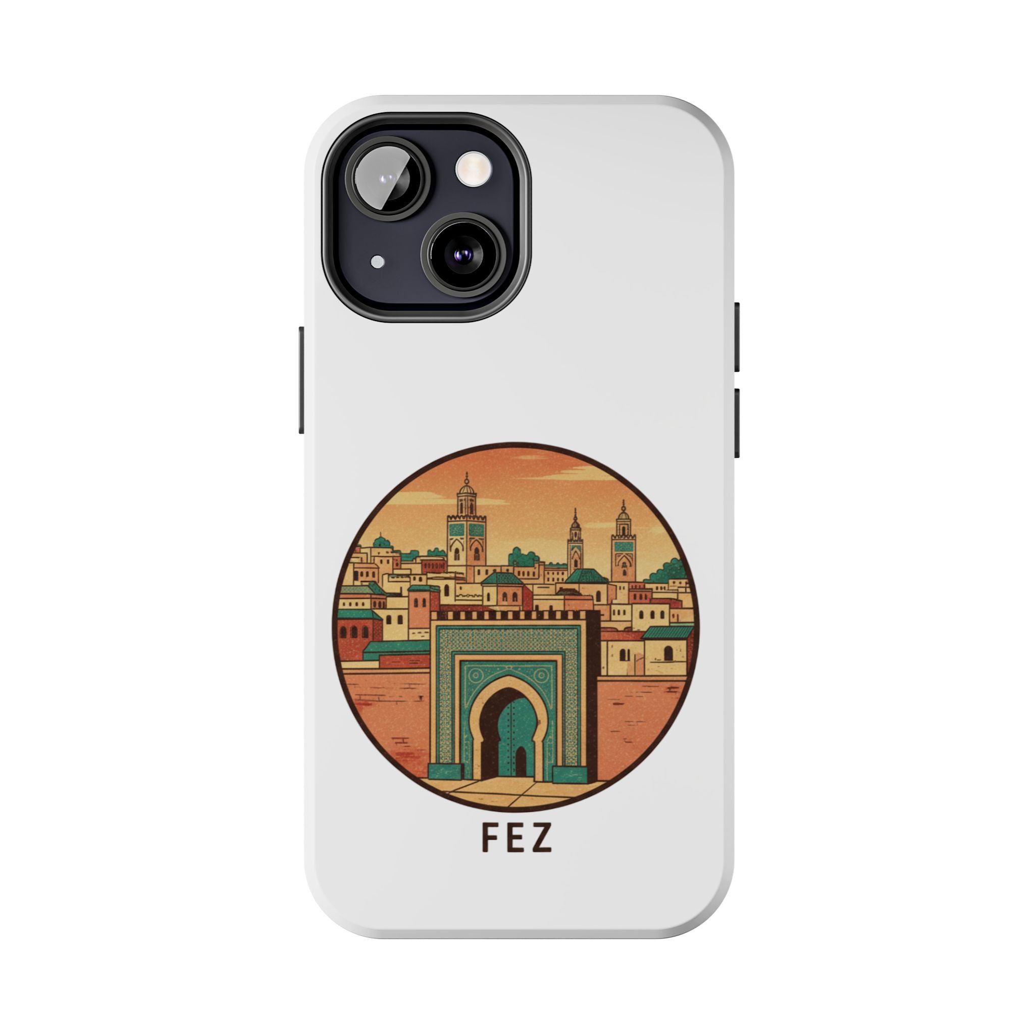 Fez City Tough Phone Case — Moroccan Archway Travel Phone Case