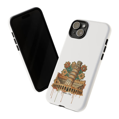 Leaning Tower Tough Phone Case — Vintage Pisa Travel Design