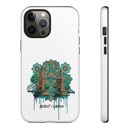 Beirut x London Ornate Phone Case — Turquoise Mosaic Gateway Design