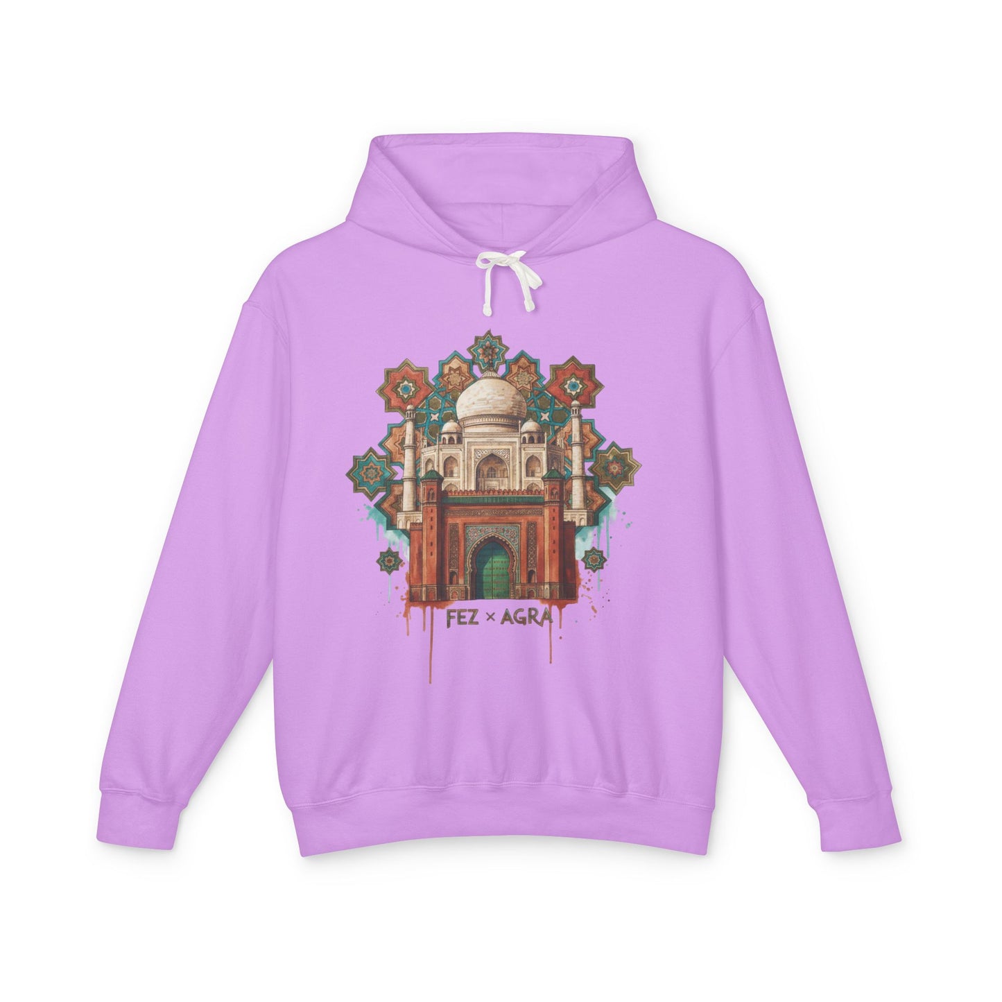 Beirut Souk Floral Hoodie — Lebanon Architectural Art Pullover