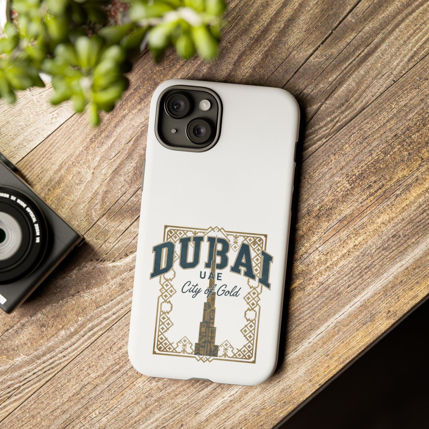 Dubai City of Gold Tough Phone Case — Protective Travel Phone Cover