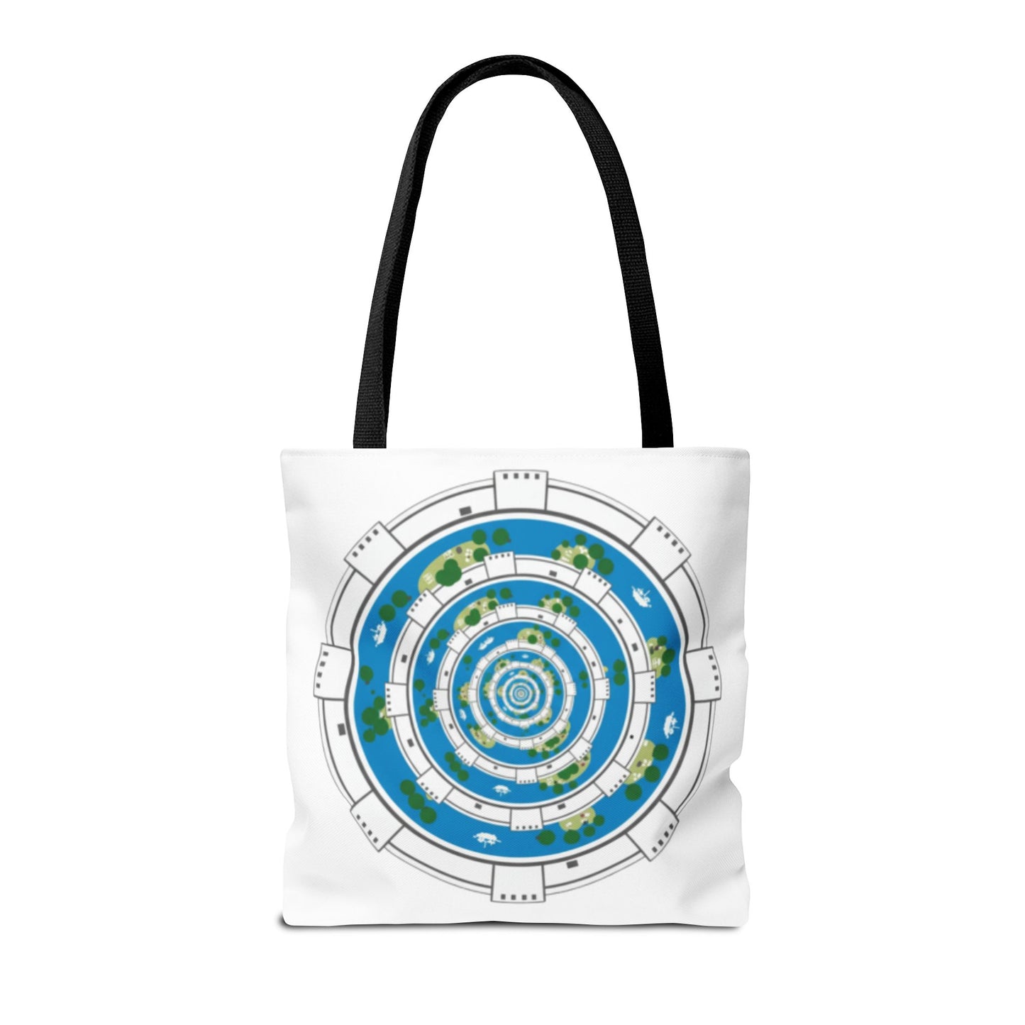 Spiral Island Tote Bag – Nautical Mandala All-Over Print Tote