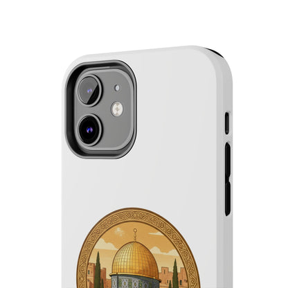 Jerusalem Dome Tough Phone Case — Golden Dome of the Rock Illustration