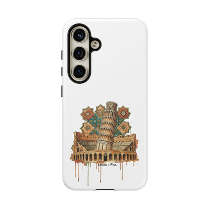 Leaning Tower Tough Phone Case — Vintage Pisa Travel Design