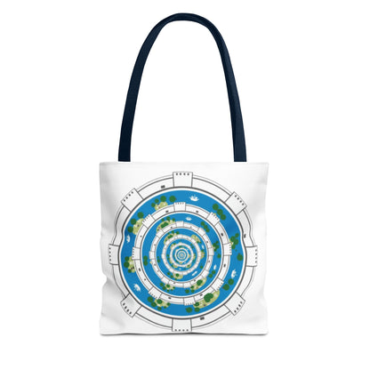 Spiral Island Tote Bag – Nautical Mandala All-Over Print Tote