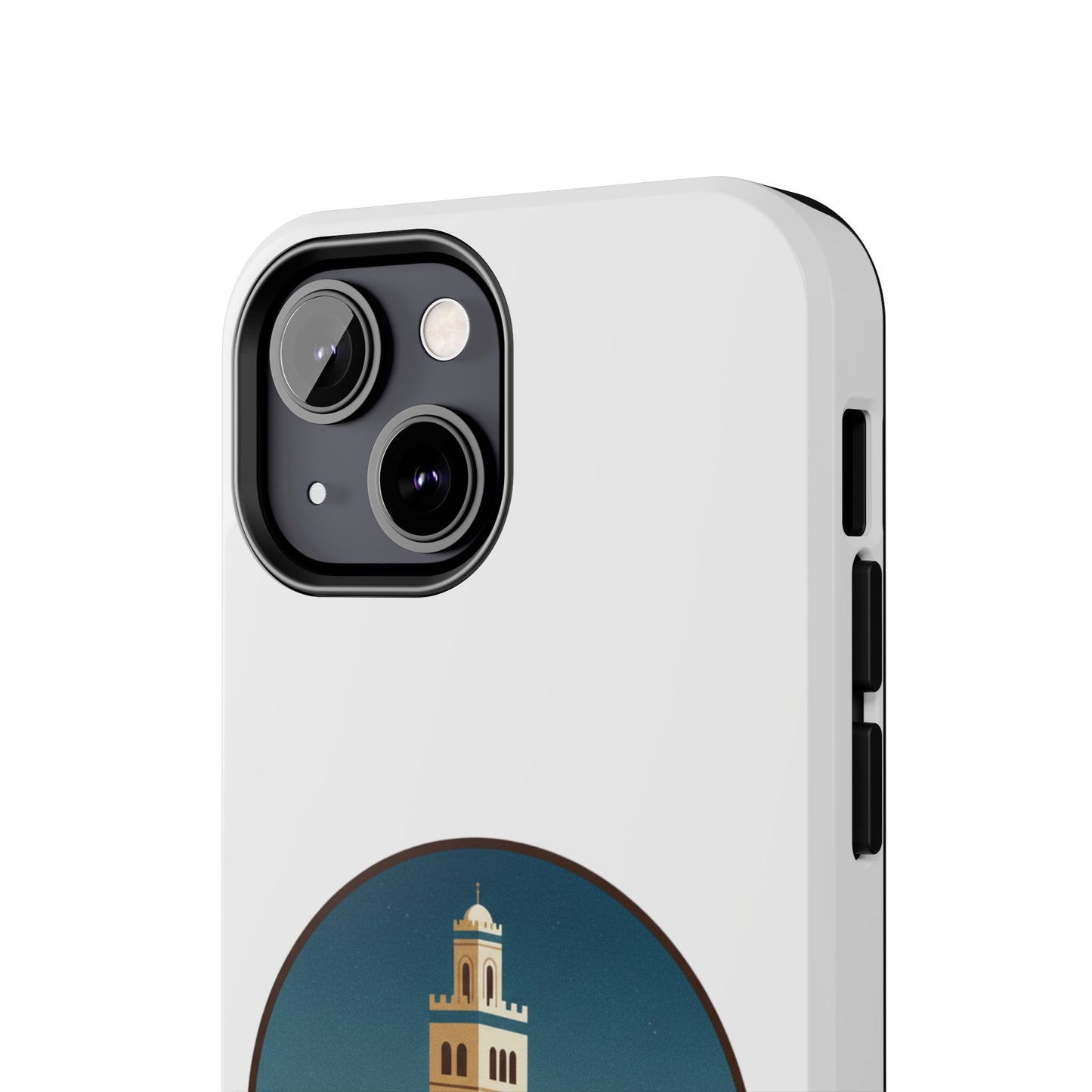 Coque de téléphone motif paysage urbain de Tunis — Coque de protection résistante pour iPhone