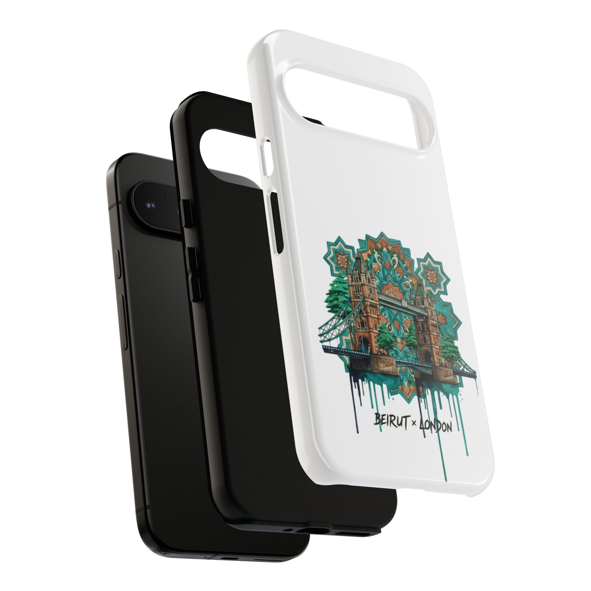 Beirut x London Ornate Phone Case — Turquoise Mosaic Gateway Design