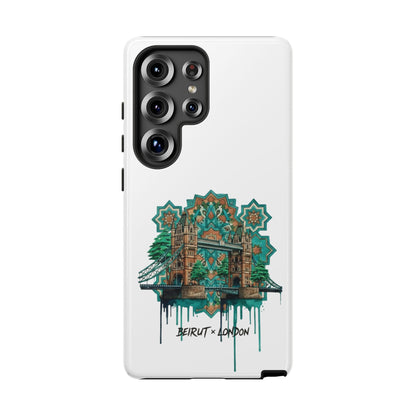 Beirut x London Ornate Phone Case — Turquoise Mosaic Gateway Design