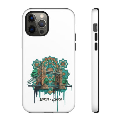 Beirut x London Ornate Phone Case — Turquoise Mosaic Gateway Design