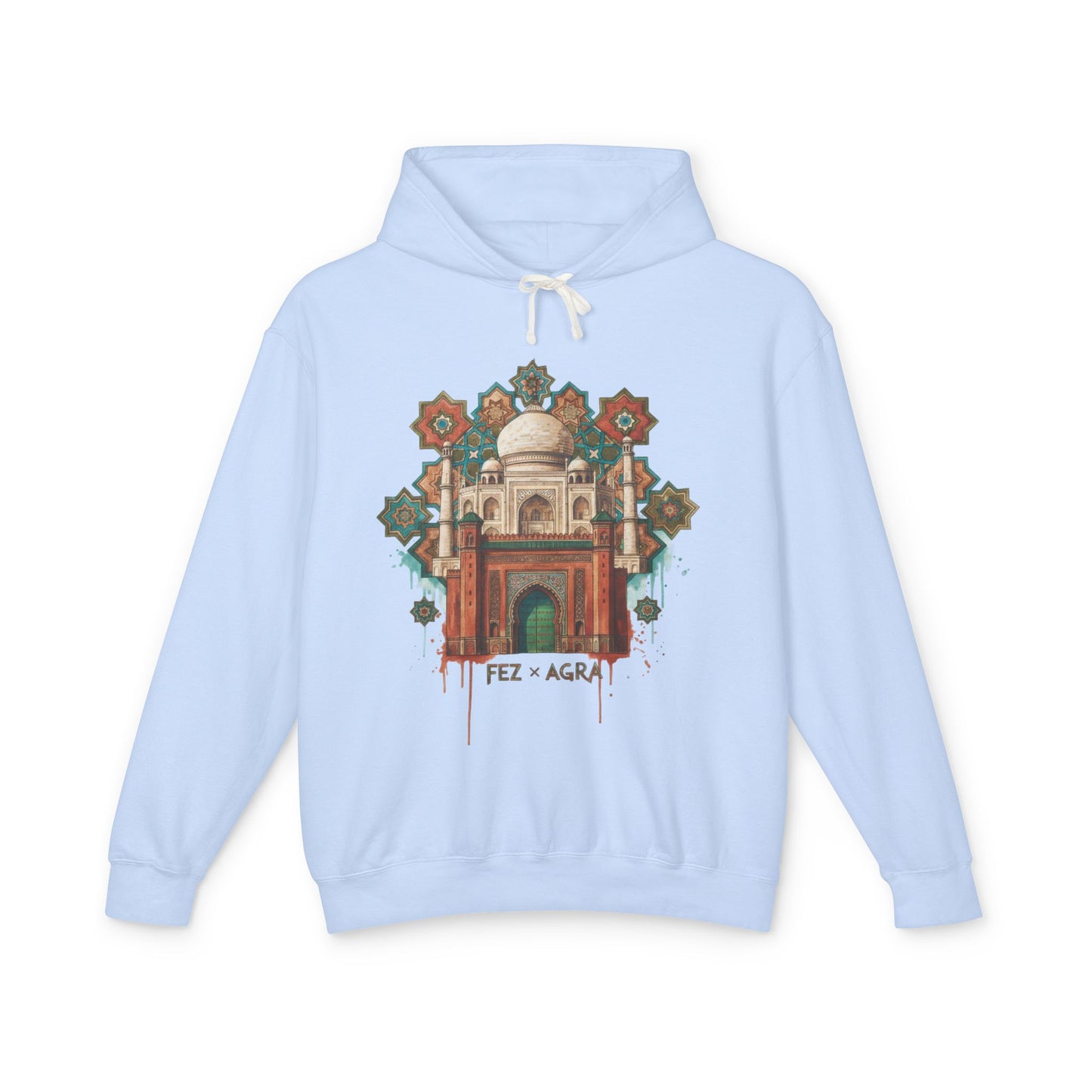 Beirut Souk Floral Hoodie — Lebanon Architectural Art Pullover