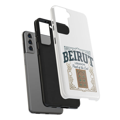 Beirut Lebanon Tough Phone Case — 'Pearl of the East' Vintage Door Design