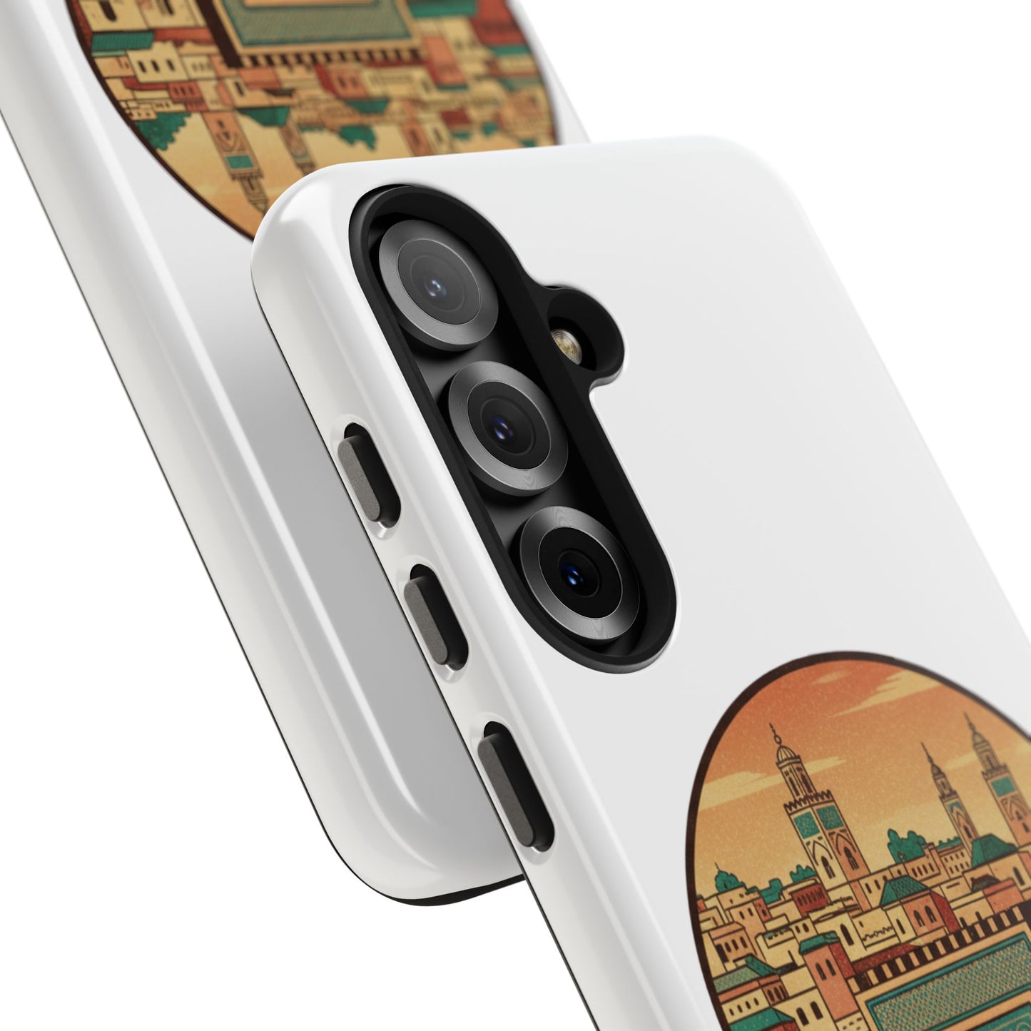 Étui de téléphone résistant Fez City — Étui de téléphone de voyage motif arche marocaine