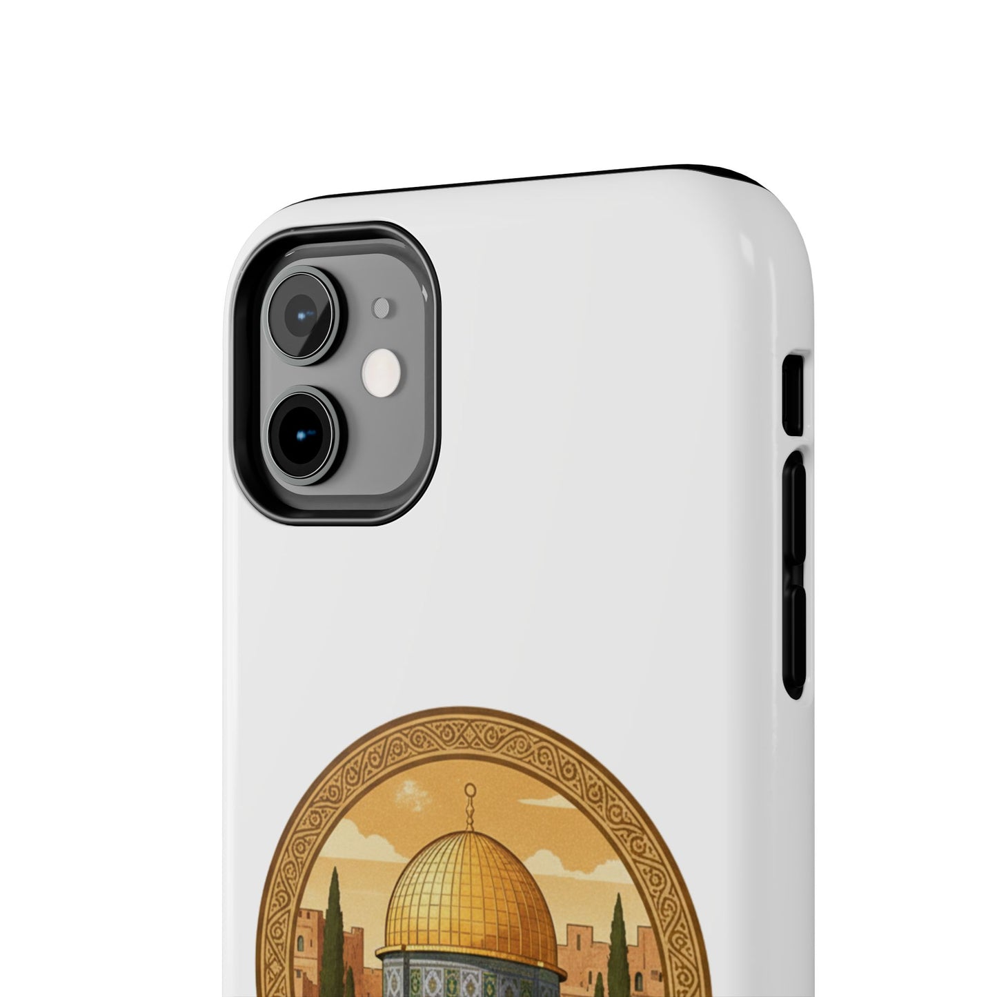 Jerusalem Dome Tough Phone Case — Golden Dome of the Rock Illustration