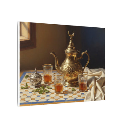 Moroccan Tea Still Life Canvas