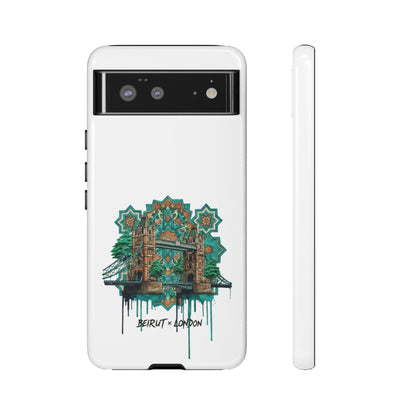 Beirut x London Ornate Phone Case — Turquoise Mosaic Gateway Design