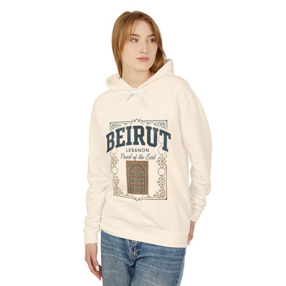 Beirut Vintage Door Hoodie — Lebanon "Pearl of the East" Travel Sweatshirt