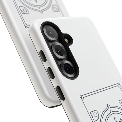 Dubai Architectural Phone Case — Minimal Souvenir Travel Design with Coordinates