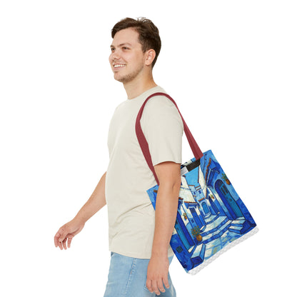 Mediterranean Blue Alley Tote
