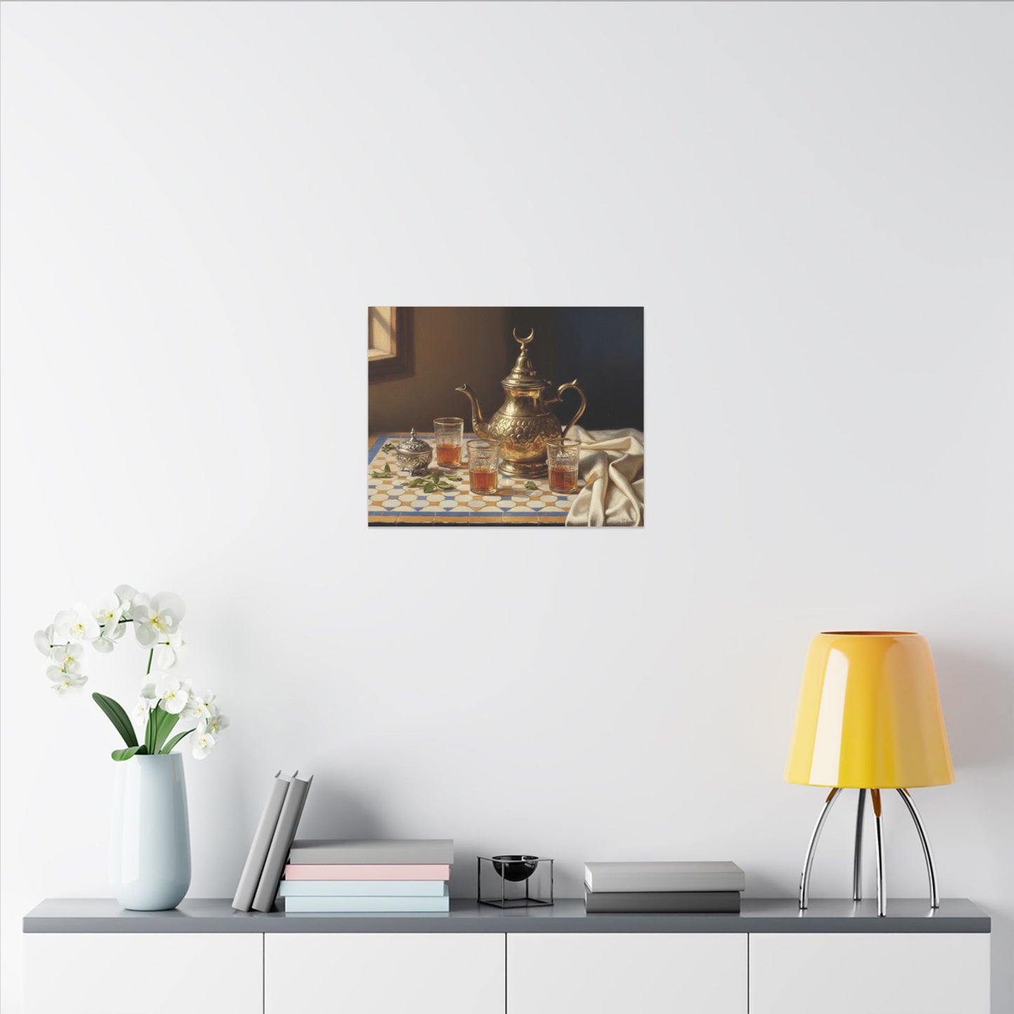 Moroccan Tea Still Life Canvas