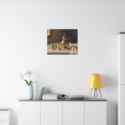 Moroccan Tea Still Life Canvas