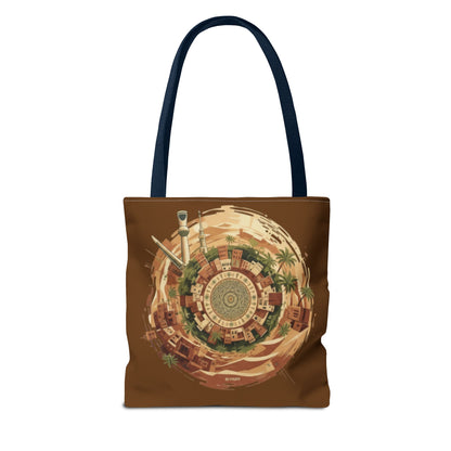 Desert Oasis Circular Art Tote