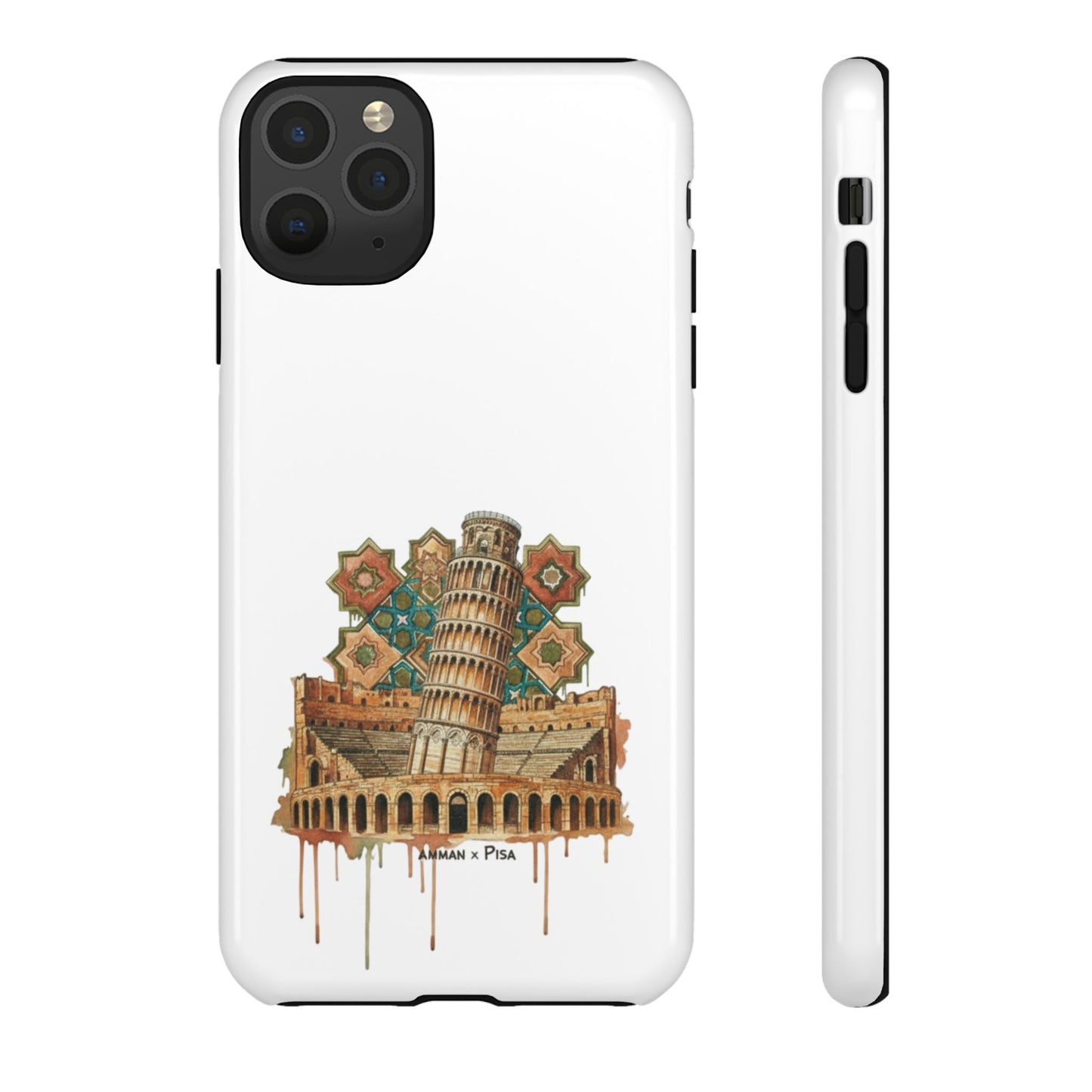 Leaning Tower Tough Phone Case — Vintage Pisa Travel Design