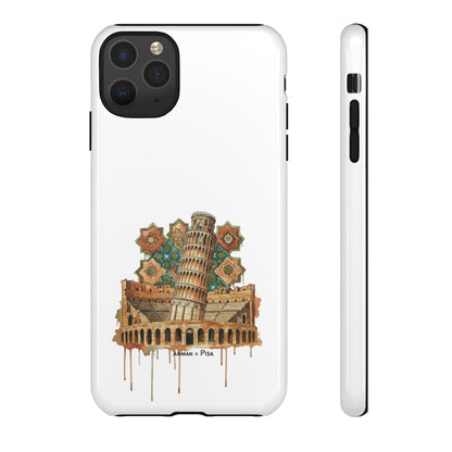 Leaning Tower Tough Phone Case — Vintage Pisa Travel Design