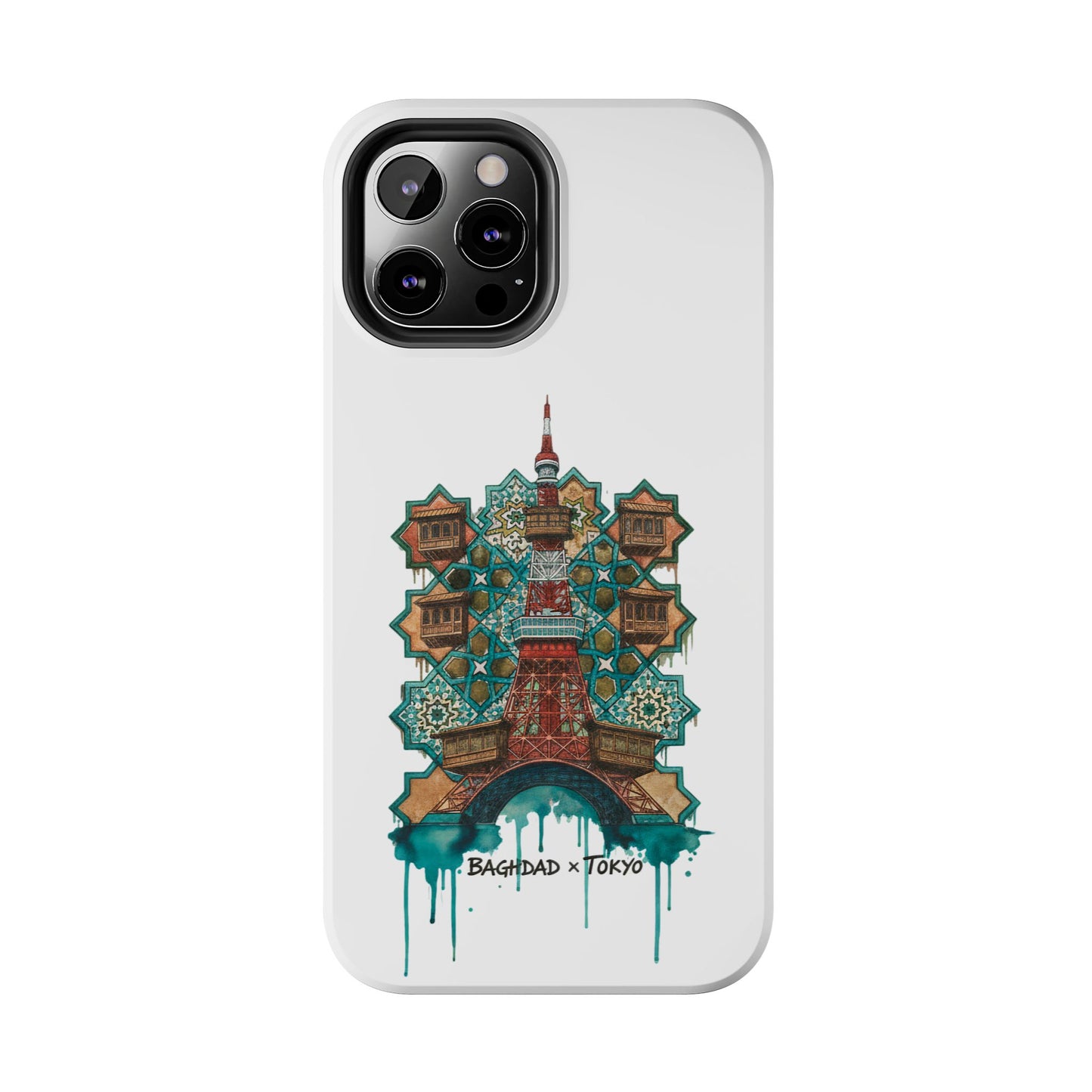 Coque de téléphone résistante — Illustration fusion Bagdad x Tokyo