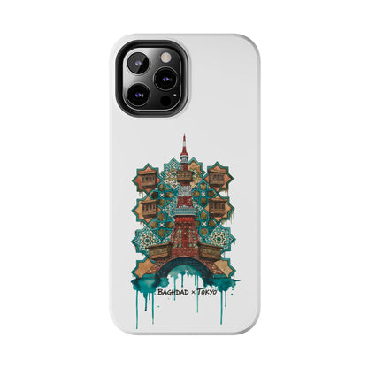 Coque de téléphone résistante — Illustration fusion Bagdad x Tokyo