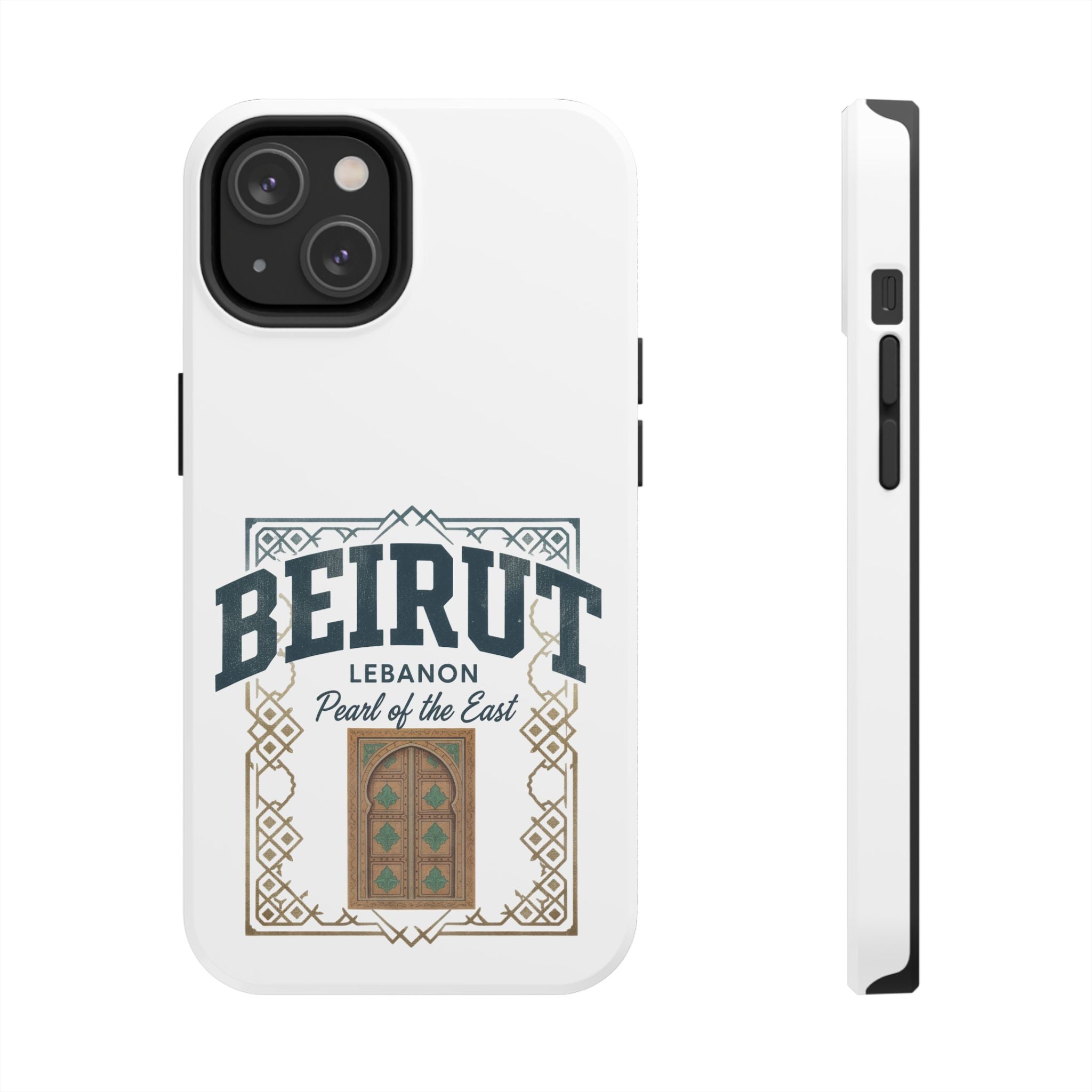 Beirut Lebanon Tough Phone Case — 'Pearl of the East' Vintage Door Design