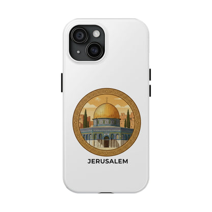 Jerusalem Dome Tough Phone Case — Golden Dome of the Rock Illustration