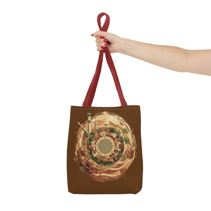 Desert Oasis Circular Art Tote