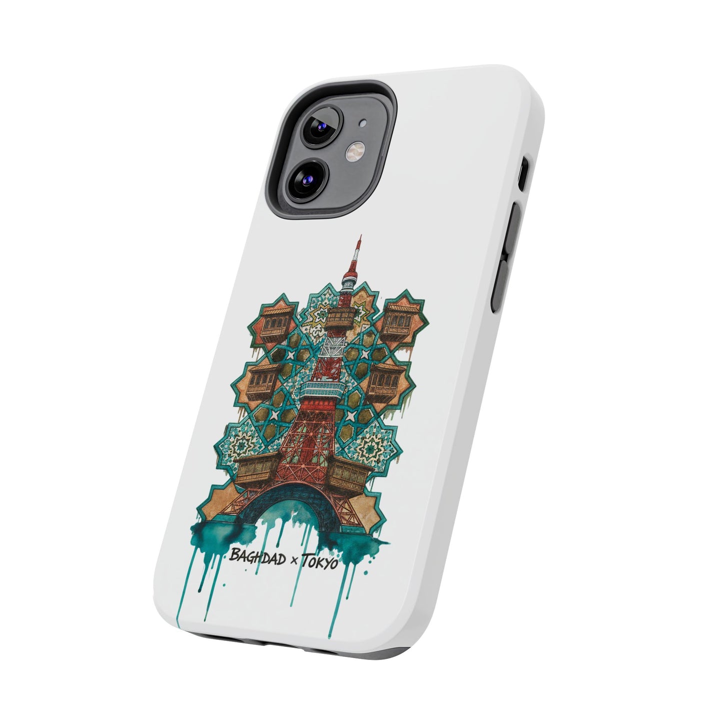 Coque de téléphone résistante — Illustration fusion Bagdad x Tokyo