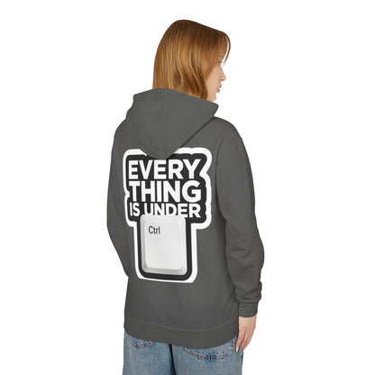 Everything Is Under Ctrl Hoodie — Funny Tech Keyboard Graphic Lightweight Hoodie
