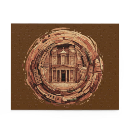 Puzzle — Petra Circular Vintage Architecture Jigsaw (120/252/500 pcs)