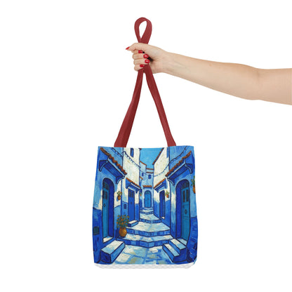 Mediterranean Blue Alley Tote