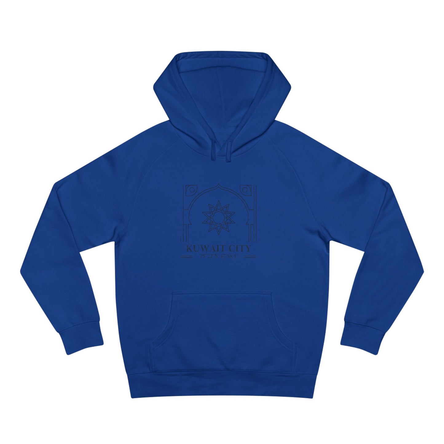 Kuwait City Architectural Hoodie — Minimalist Middle East Travel Sweatshirt