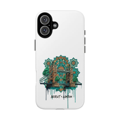 Beirut x London Ornate Phone Case — Turquoise Mosaic Gateway Design