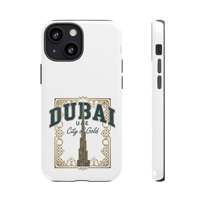 Dubai City of Gold Tough Phone Case — Protective Travel Phone Cover