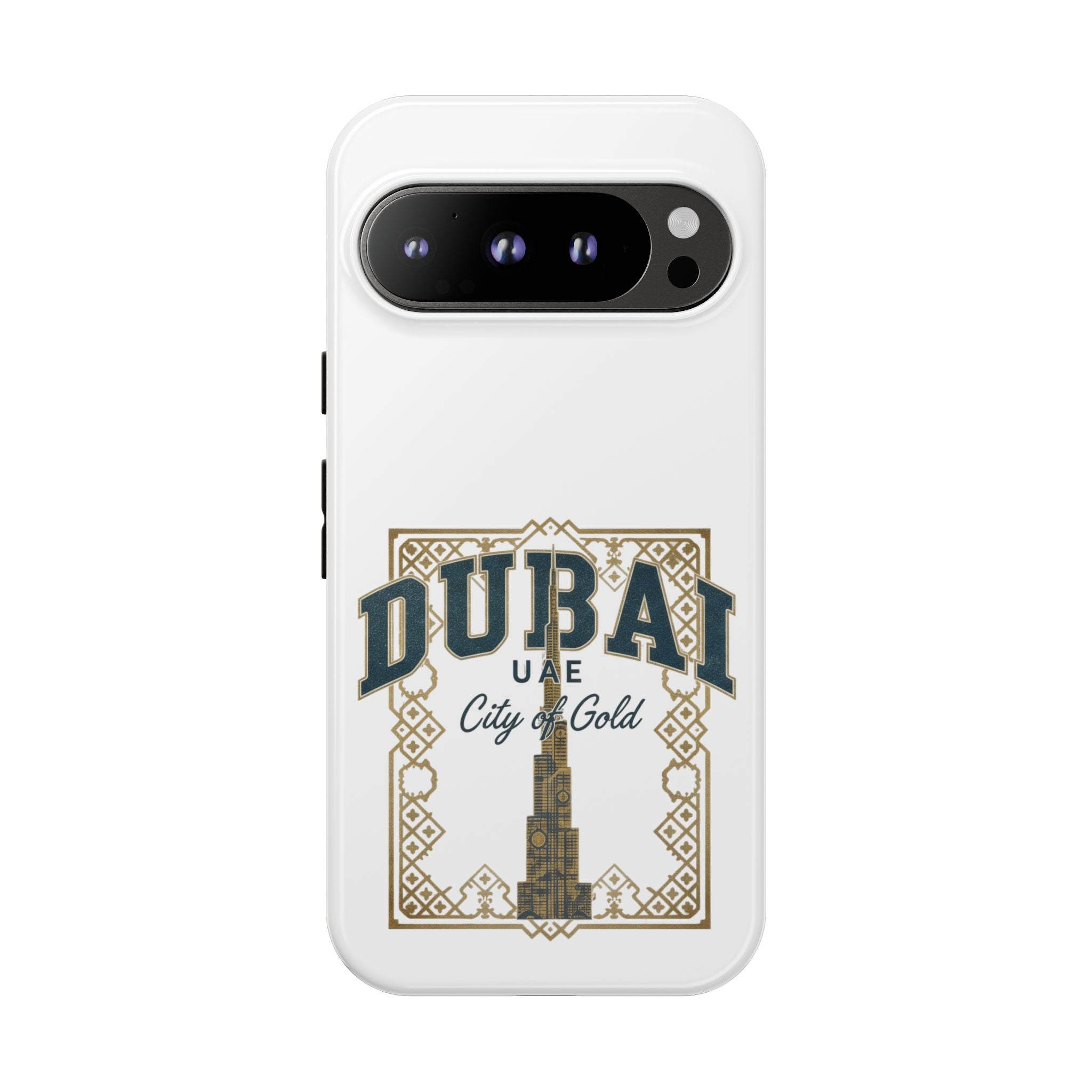 Dubai City of Gold Tough Phone Case — Protective Travel Phone Cover