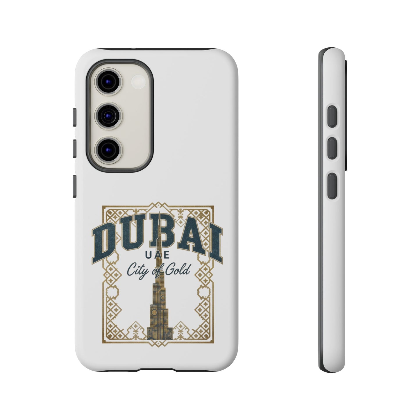 Dubai City of Gold Tough Phone Case — Protective Travel Phone Cover