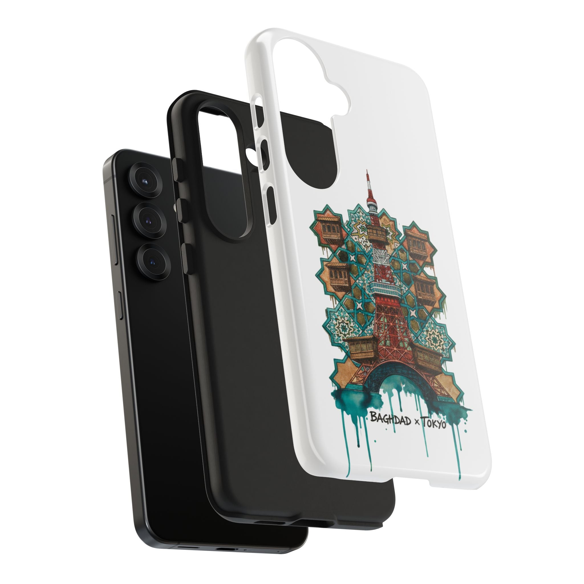Tough Phone Case — Baghdad x Tokyo Fusion Artwork