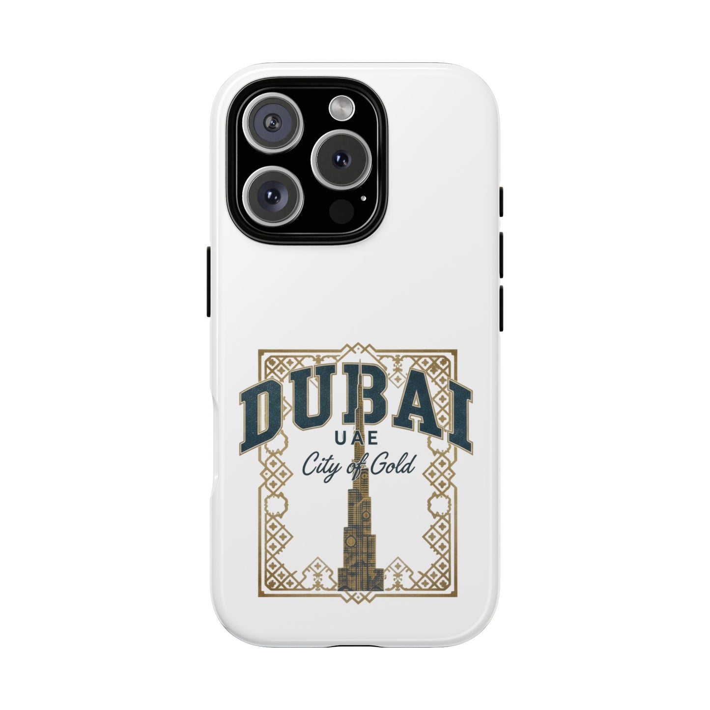 Dubai City of Gold Tough Phone Case — Protective Travel Phone Cover