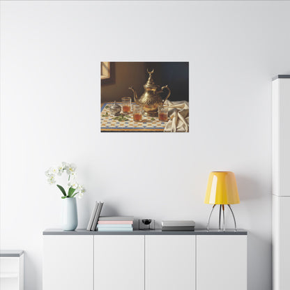 Moroccan Tea Still Life Canvas