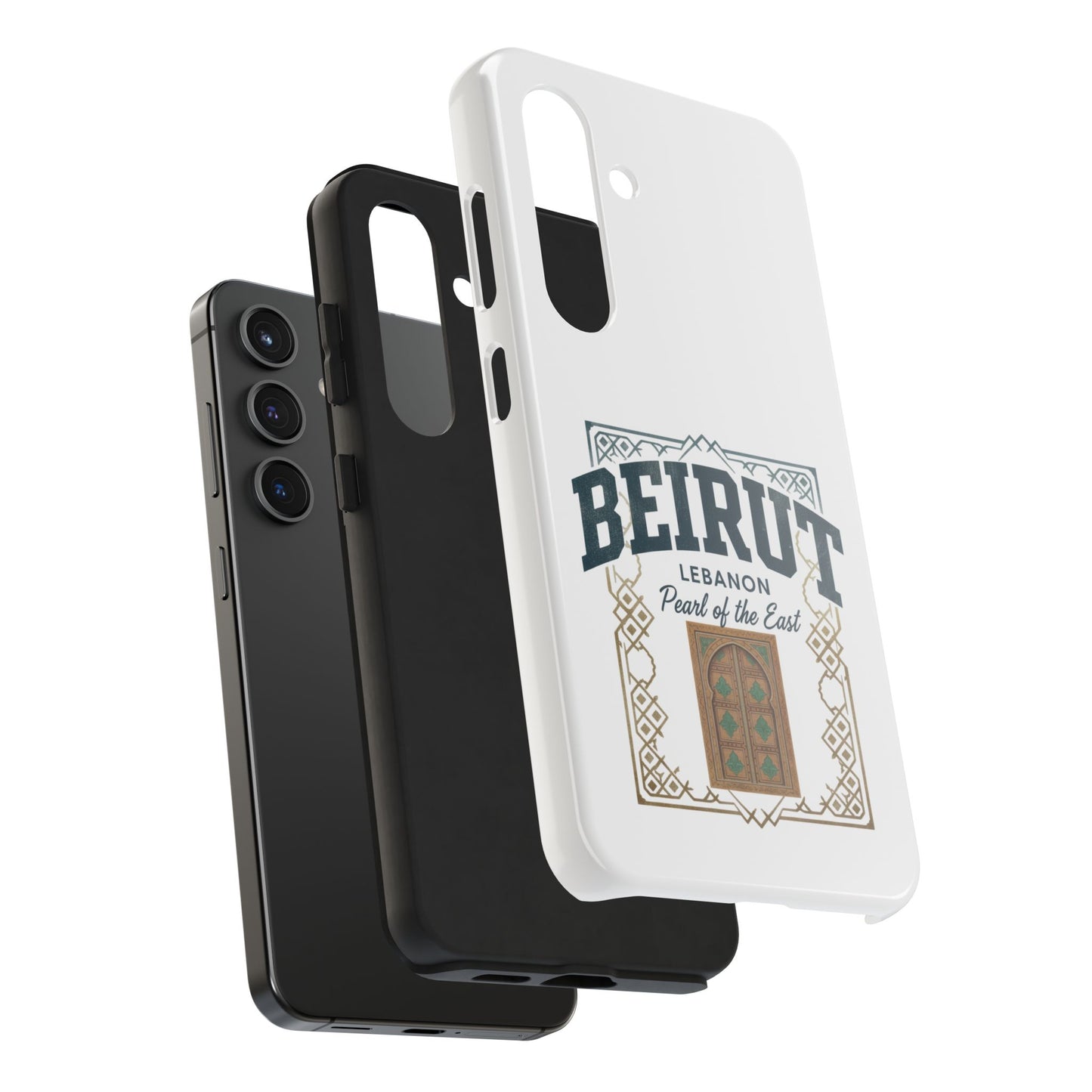 Beirut Lebanon Tough Phone Case — 'Pearl of the East' Vintage Door Design