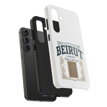Beirut Lebanon Tough Phone Case — 'Pearl of the East' Vintage Door Design
