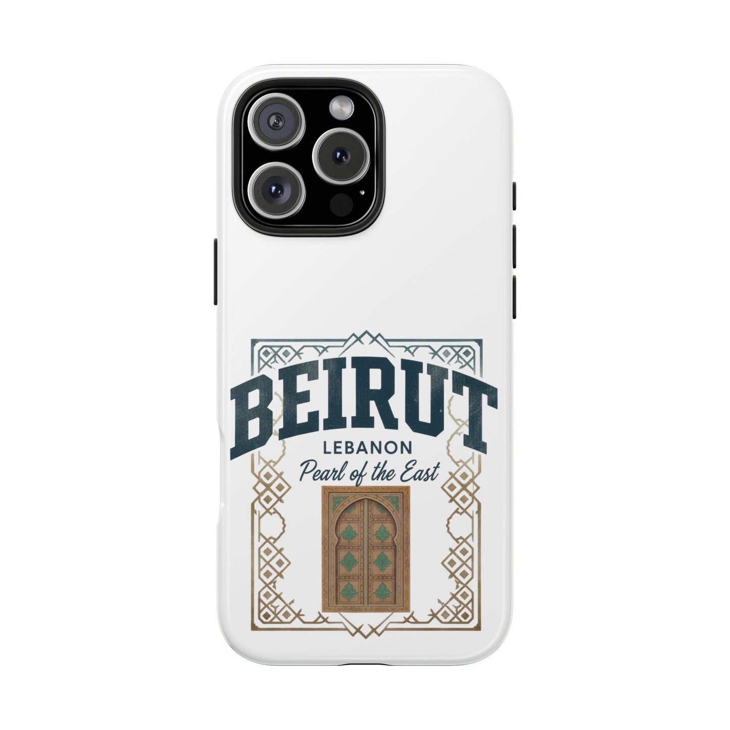 Beirut Lebanon Tough Phone Case — 'Pearl of the East' Vintage Door Design